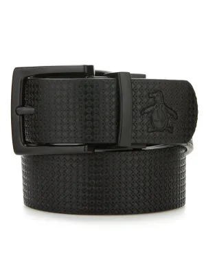 Men's Tonal Textured Golf Belt