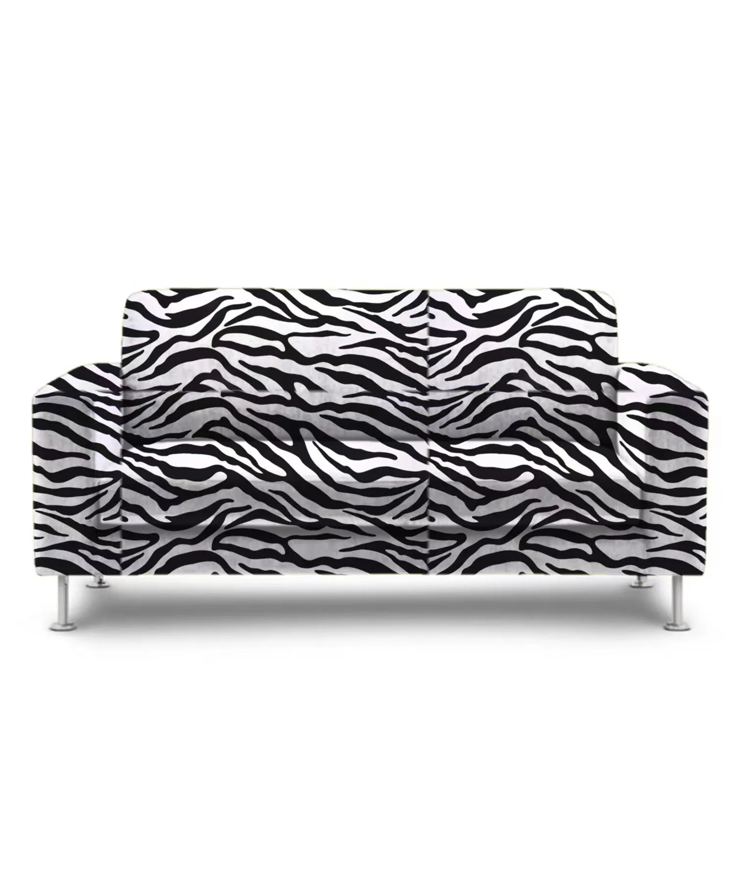 100% Cotton Half Panama Printed Fabric / Canvas printed Fabric / Black & White Zebra  Digital Print  Fabric