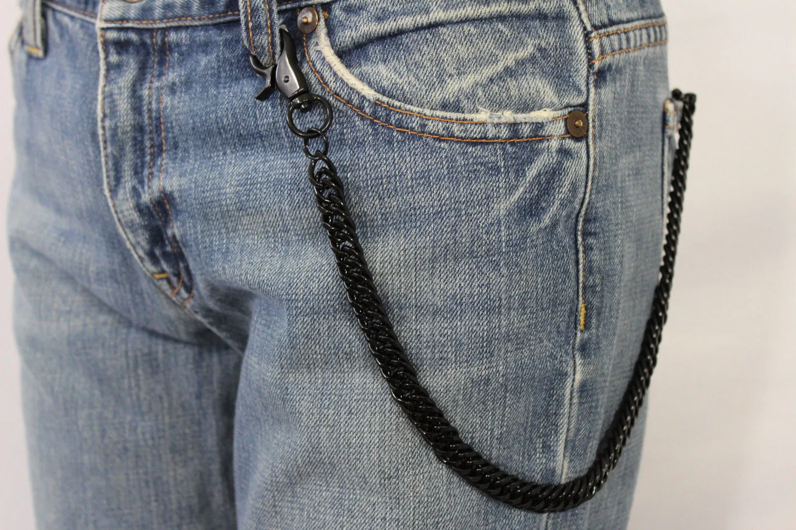 19" Double Link Wallet Chain