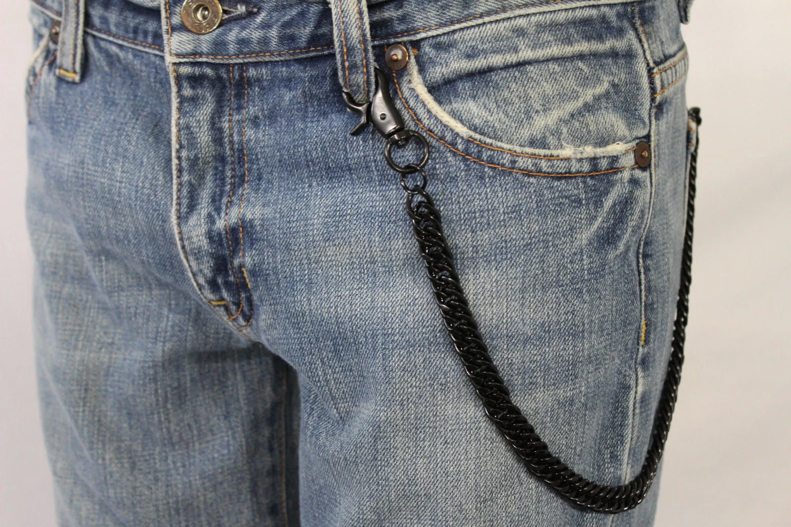 19" Double Link Wallet Chain