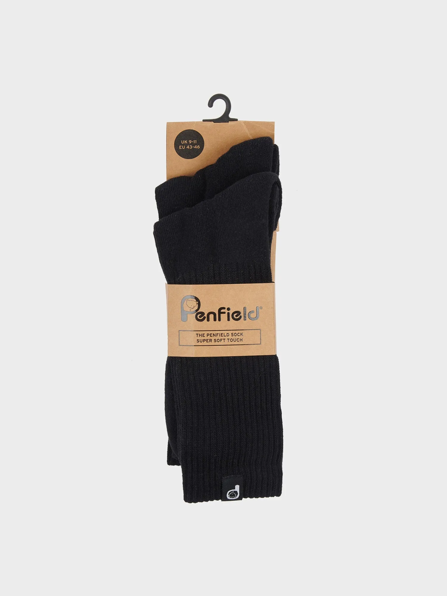 2 Pack Socks in Black