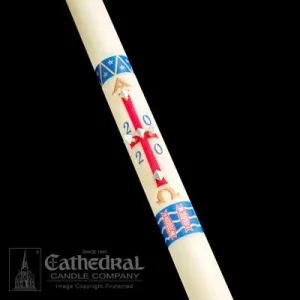 3" x 48" Benedictine Paschal Candle