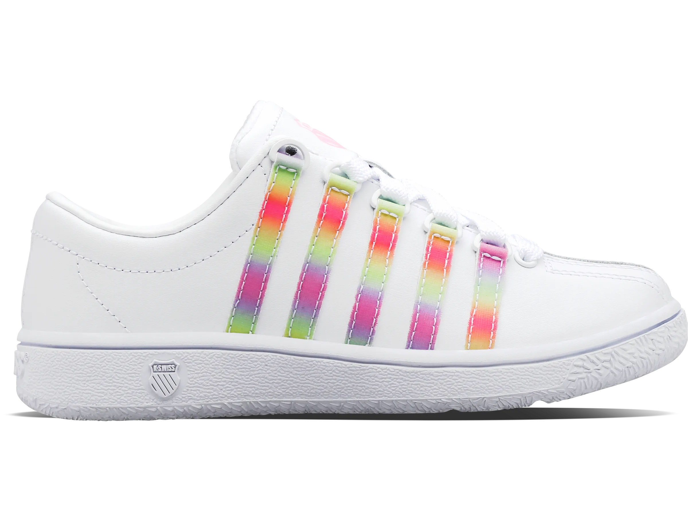 57161-184-M | CLASSIC LX | WHITE/ PASTEL RAINBOW