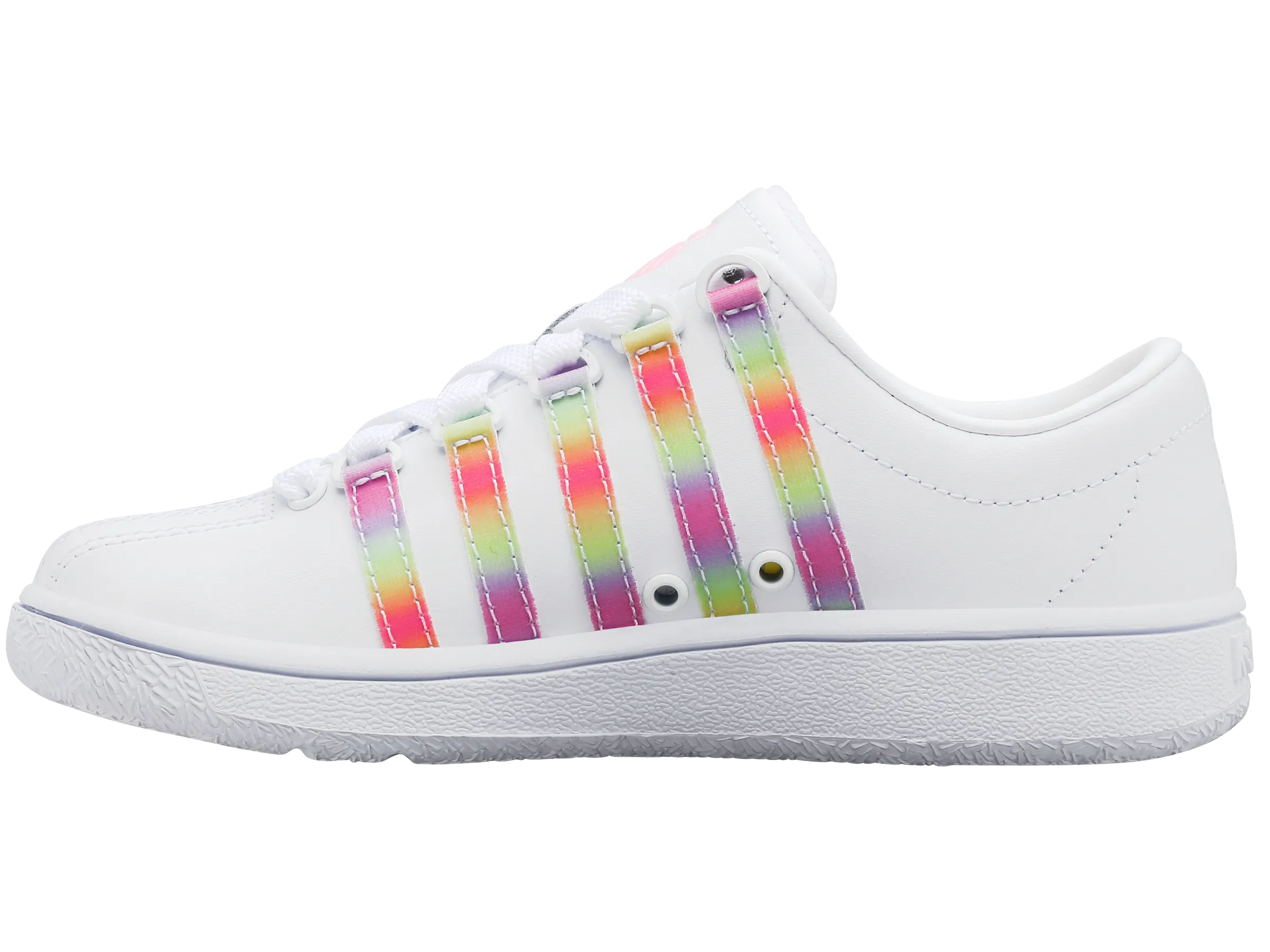 57161-184-M | CLASSIC LX | WHITE/ PASTEL RAINBOW