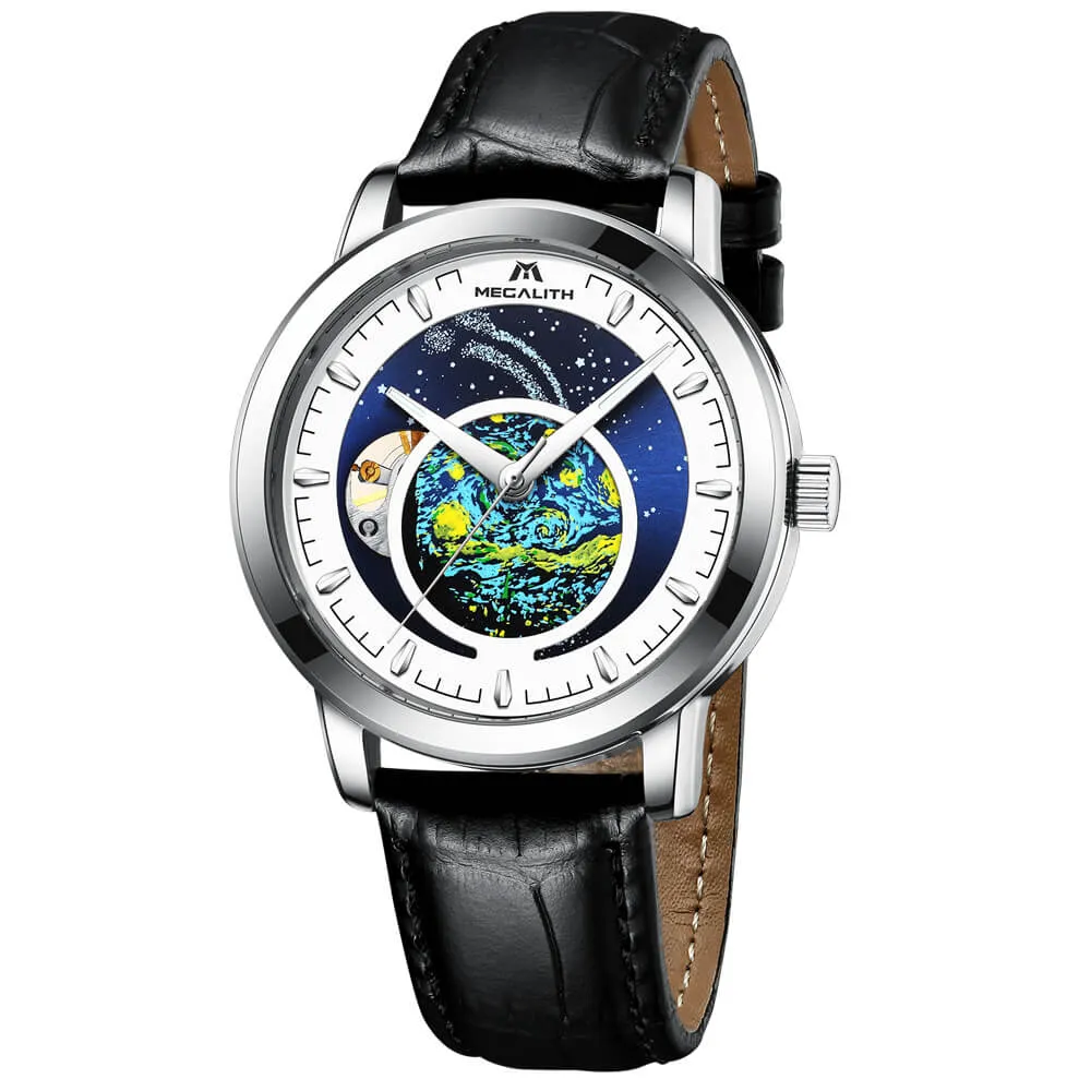 8213M | Mechanical Men Watch | Leather Band