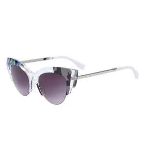 Abstract Frame Cat Eye Sunglass