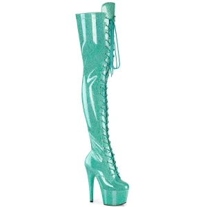 ADORE-3020GP Lace-Up Stretch Thigh Boot