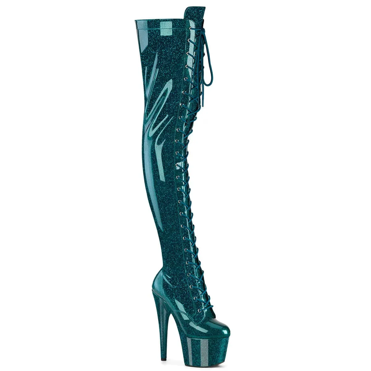 ADORE-3020GP Lace-Up Stretch Thigh Boot