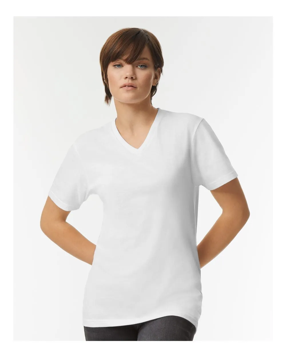 American Apparel CVC V-Neck Tee 2006CVC