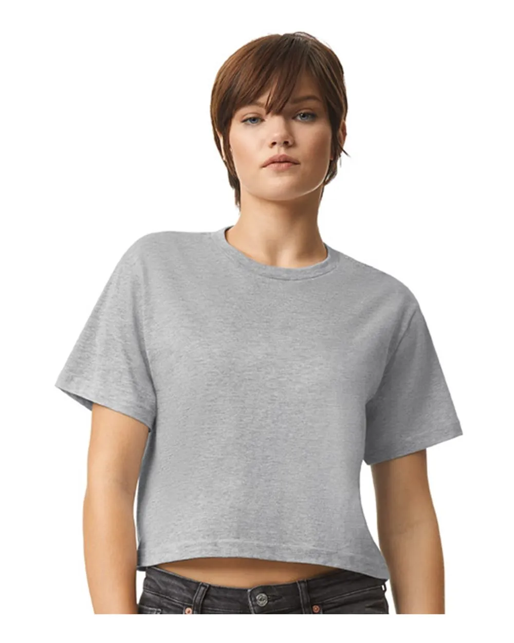 American Apparel Women's Fine Jersey Boxy Tee 102