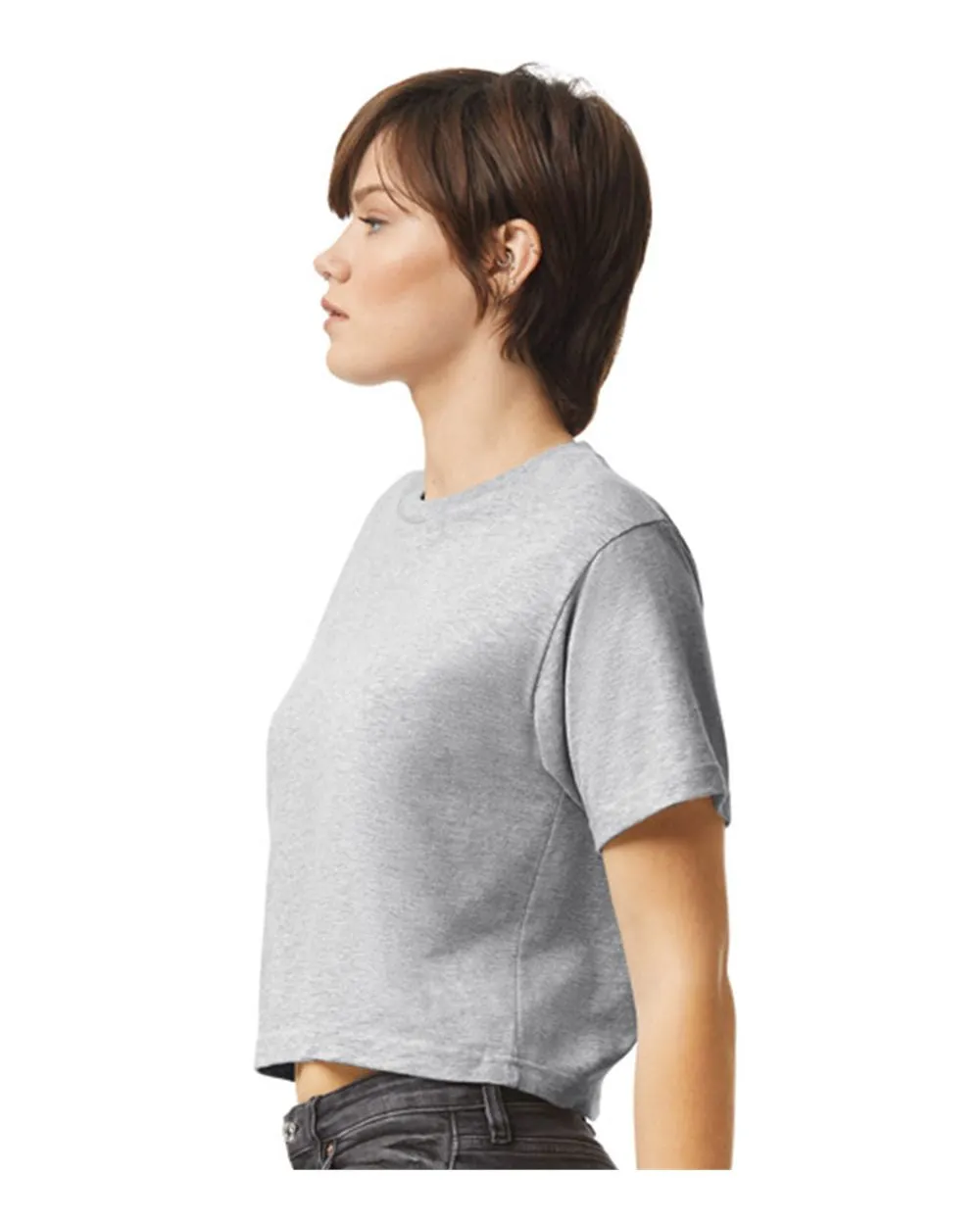 American Apparel Women's Fine Jersey Boxy Tee 102