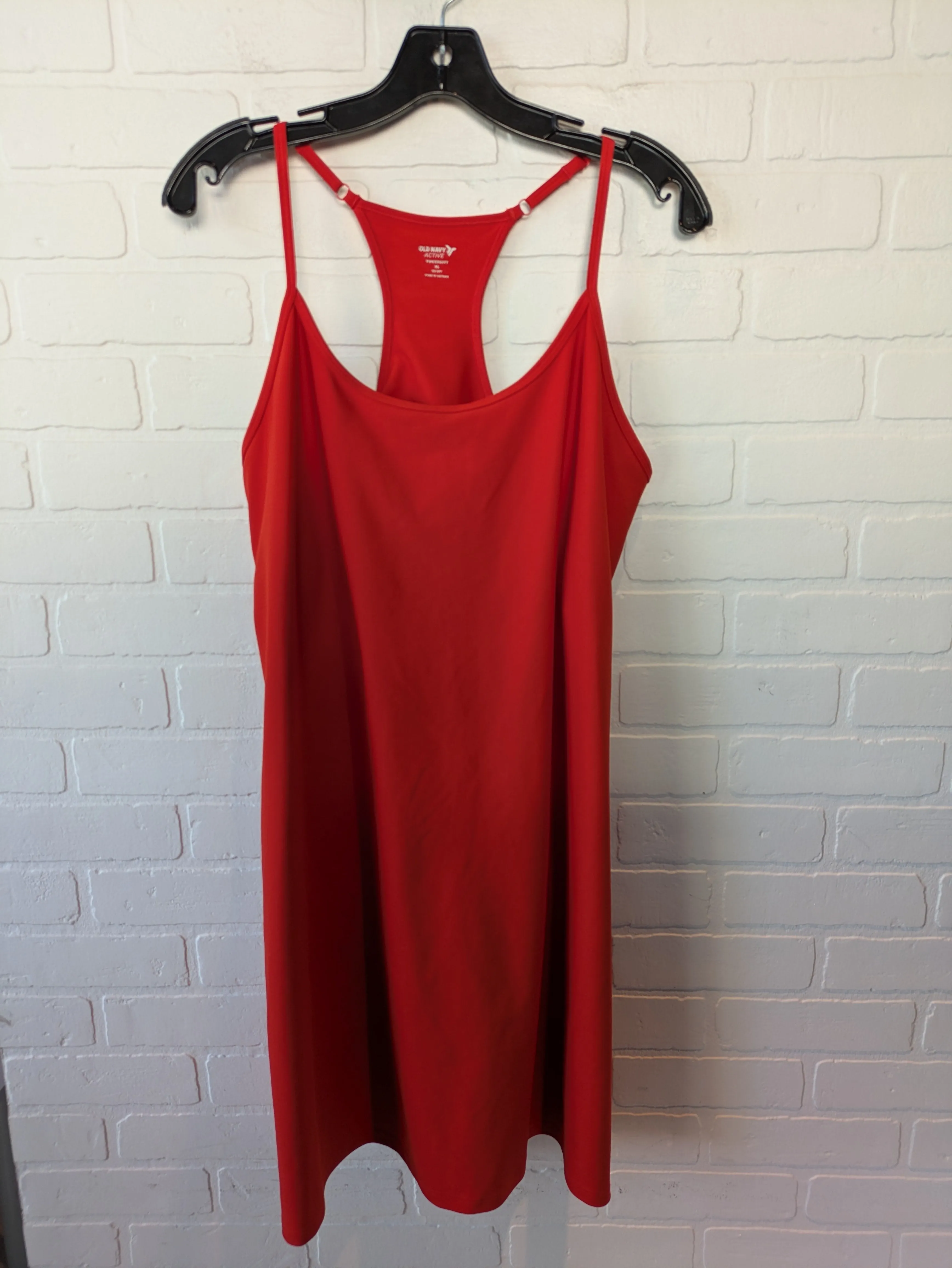 Athletic Dress By Old Navy In Red, Size: Xl