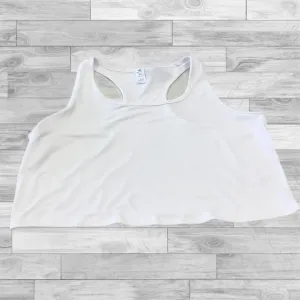 Athletic Tank Top By 90 Degrees By Reflex In White, Size: Xl