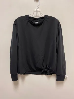 Athletic Top Long Sleeve Crewneck By Avia In Black, Size: S