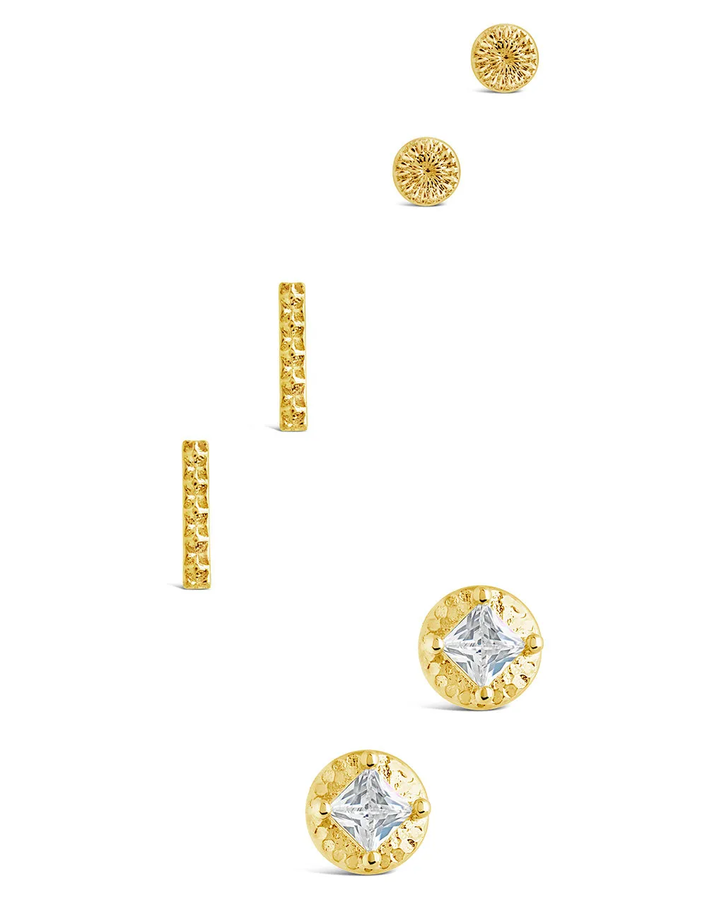 Azizi CZ Stud Earring Set