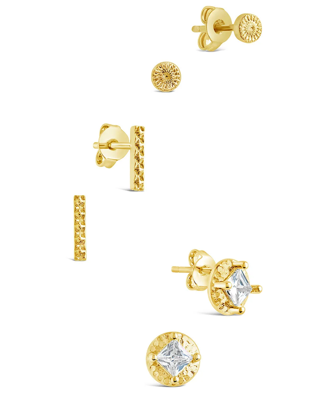 Azizi CZ Stud Earring Set