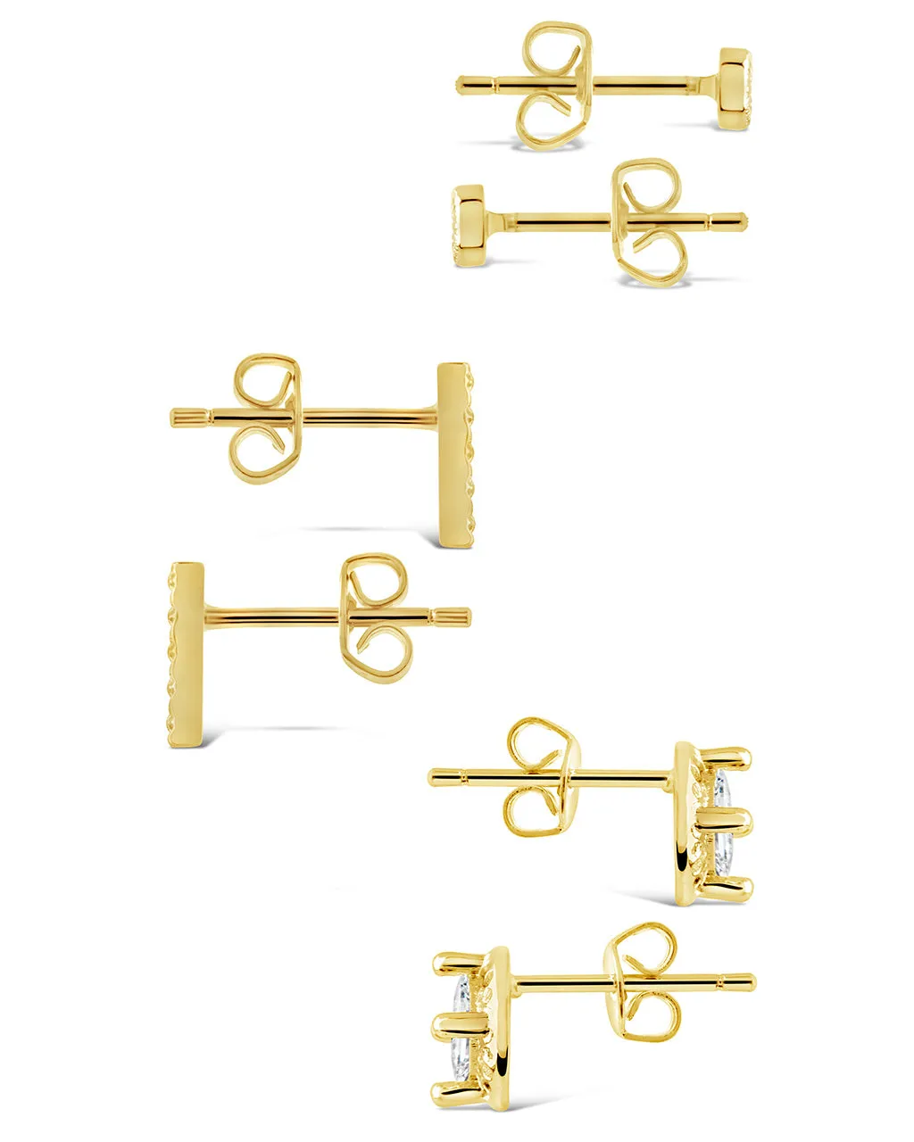 Azizi CZ Stud Earring Set