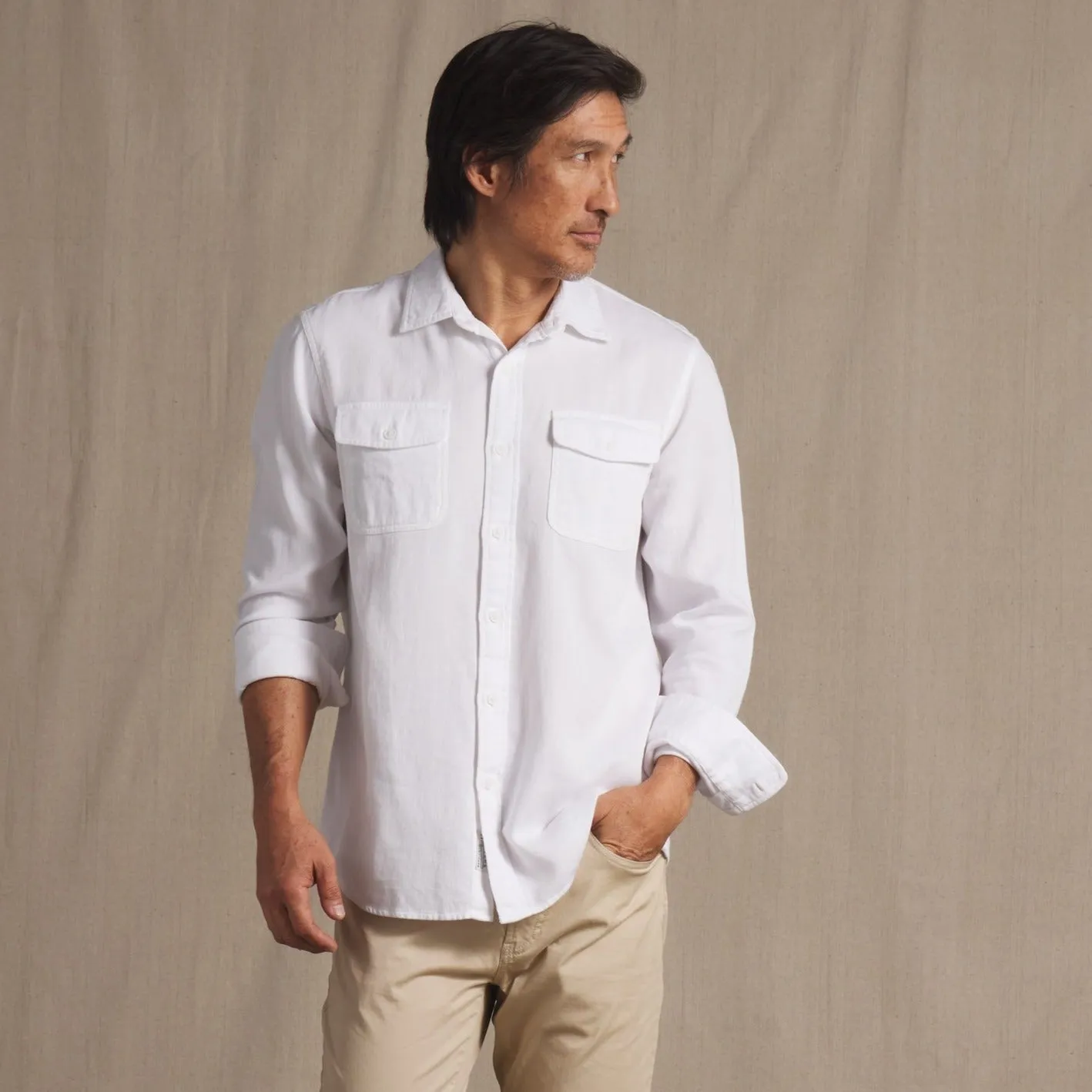 Bedford Textured Shirt - White