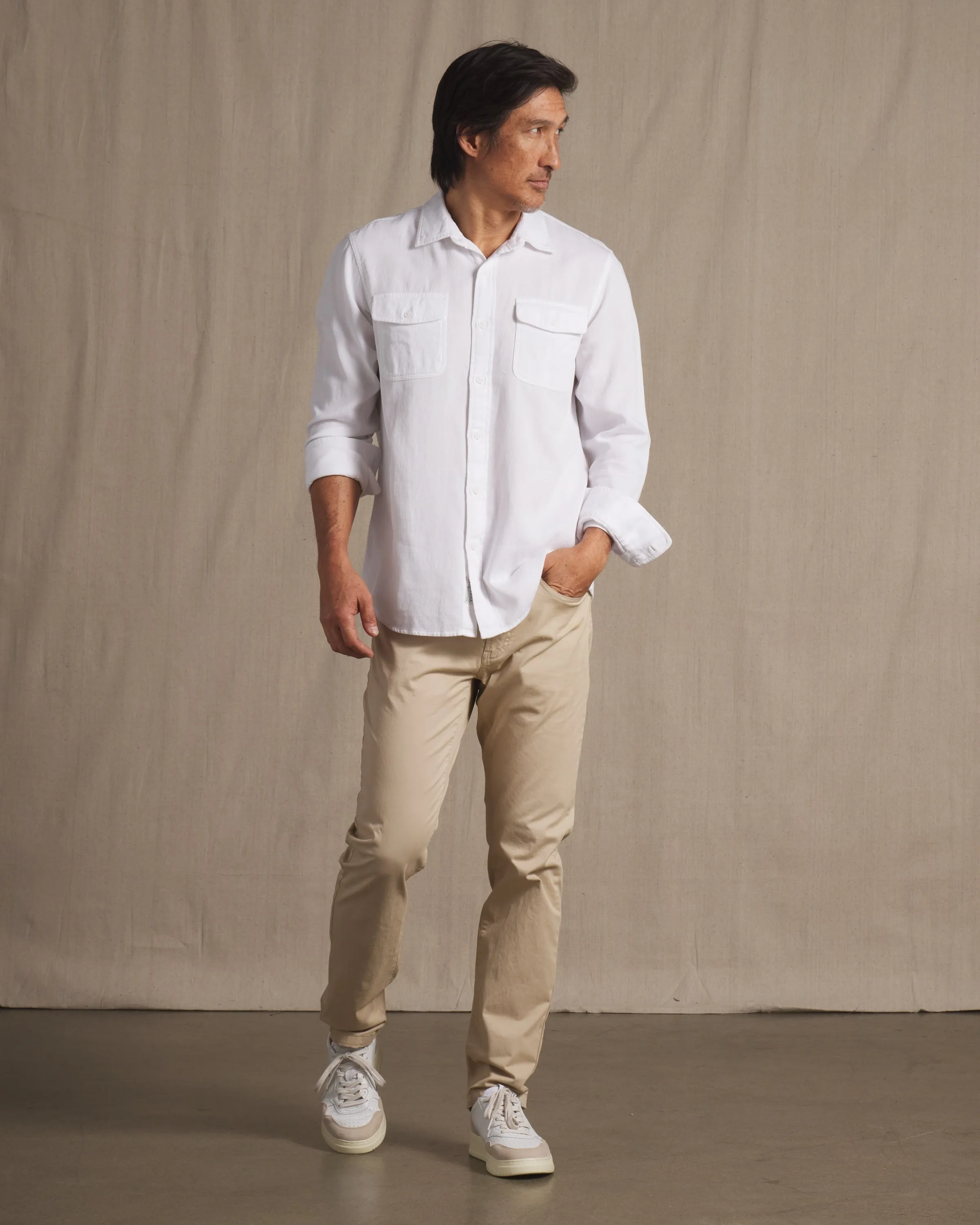 Bedford Textured Shirt - White