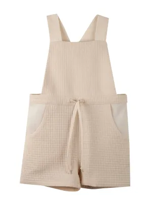 Beige Classic Dungarees