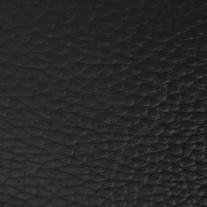 Black Textured PVC Leather Vinyl Fabric