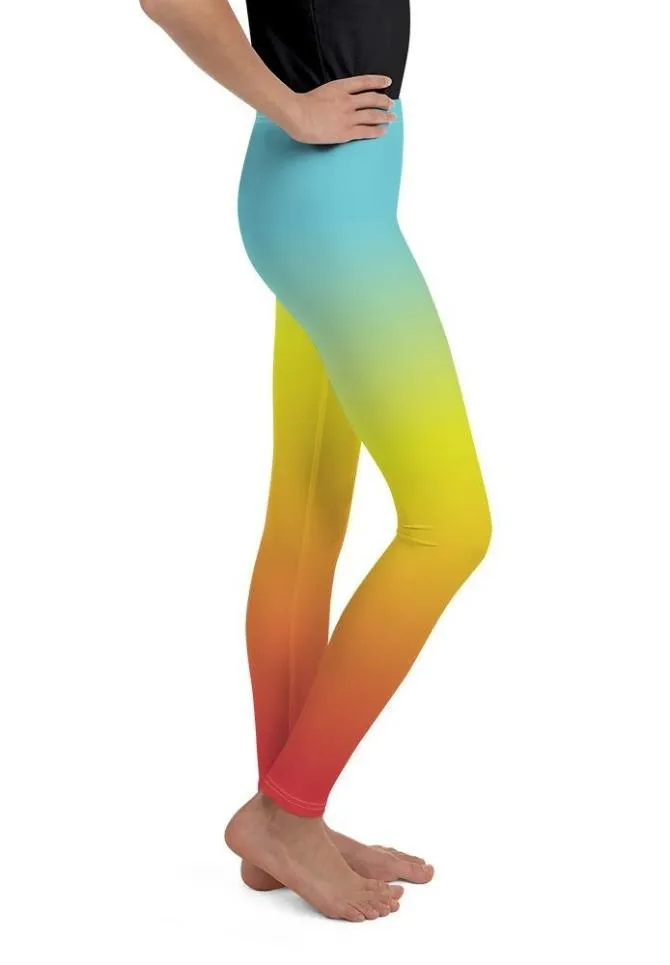 Bohemian Rainbow Youth Leggings