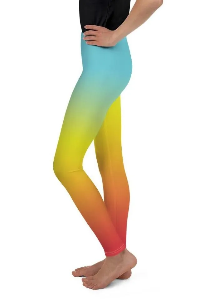 Bohemian Rainbow Youth Leggings