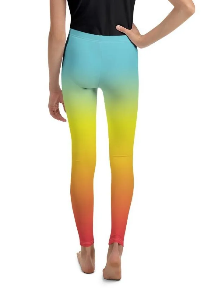 Bohemian Rainbow Youth Leggings