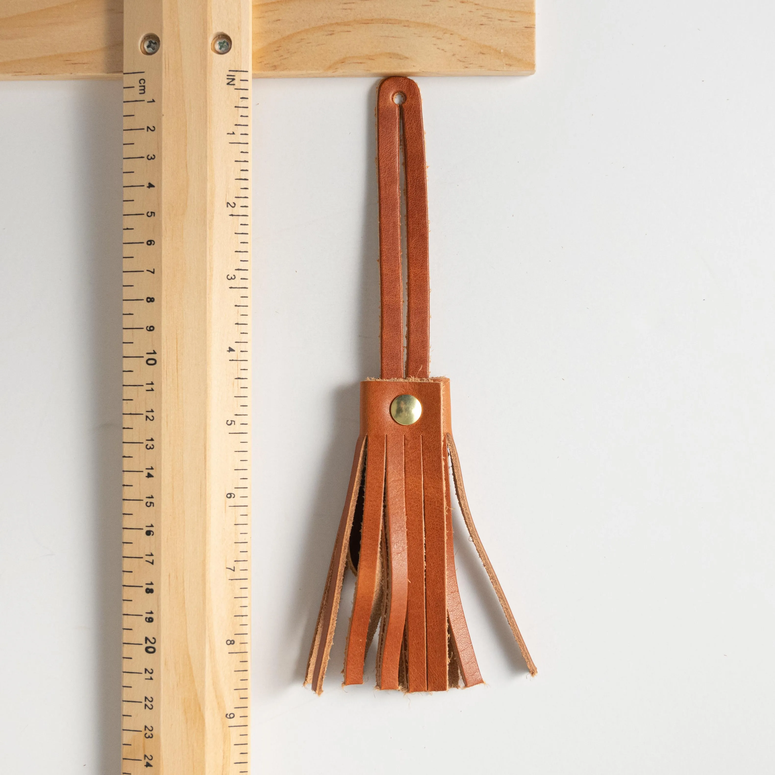 Brick Kodiak Leather Tassel