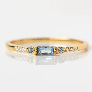 Calming Blue Stacking Ring