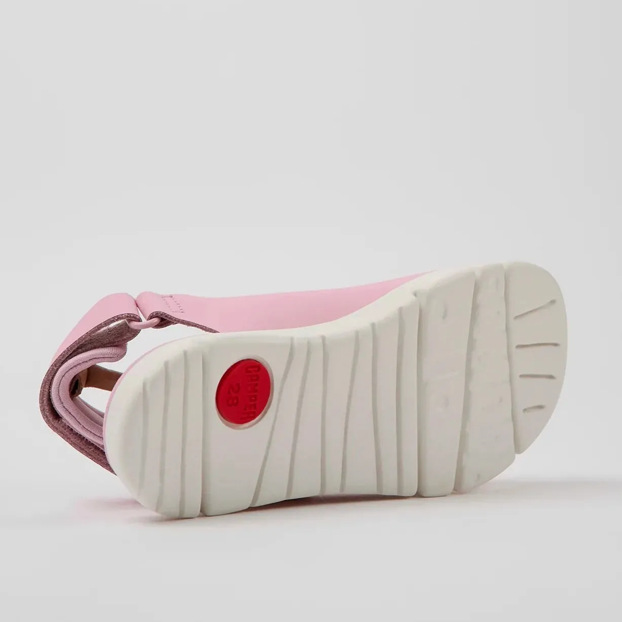 Camper Kids Girl ORUGA Pink Leather Sandals