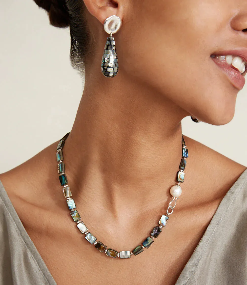 Chan Luu Beaded Abalone Necklace