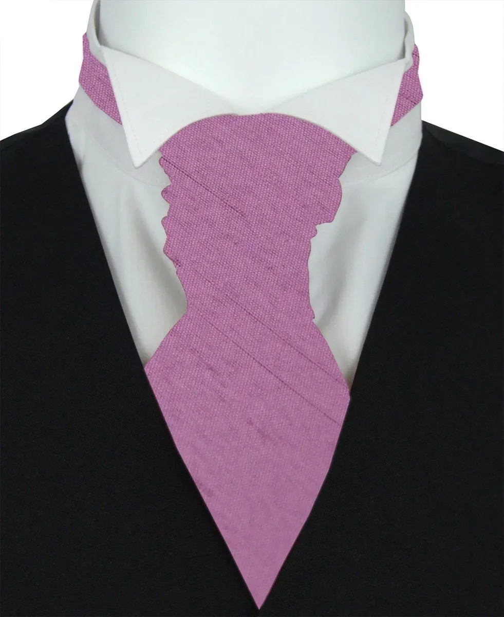 Chinese Violet Shantung Boys Wedding Cravats