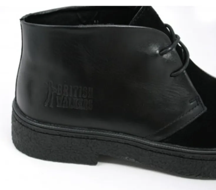 Chic Split-Toe Leather and Suede Chukka Boots by Classic Playboy