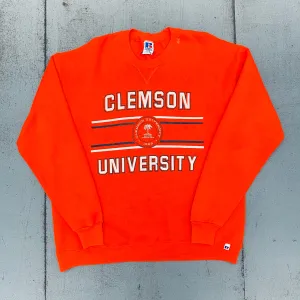 Clemson Tigers: 1990's Russell Athletic University Seal Graphic Sweat (XL)