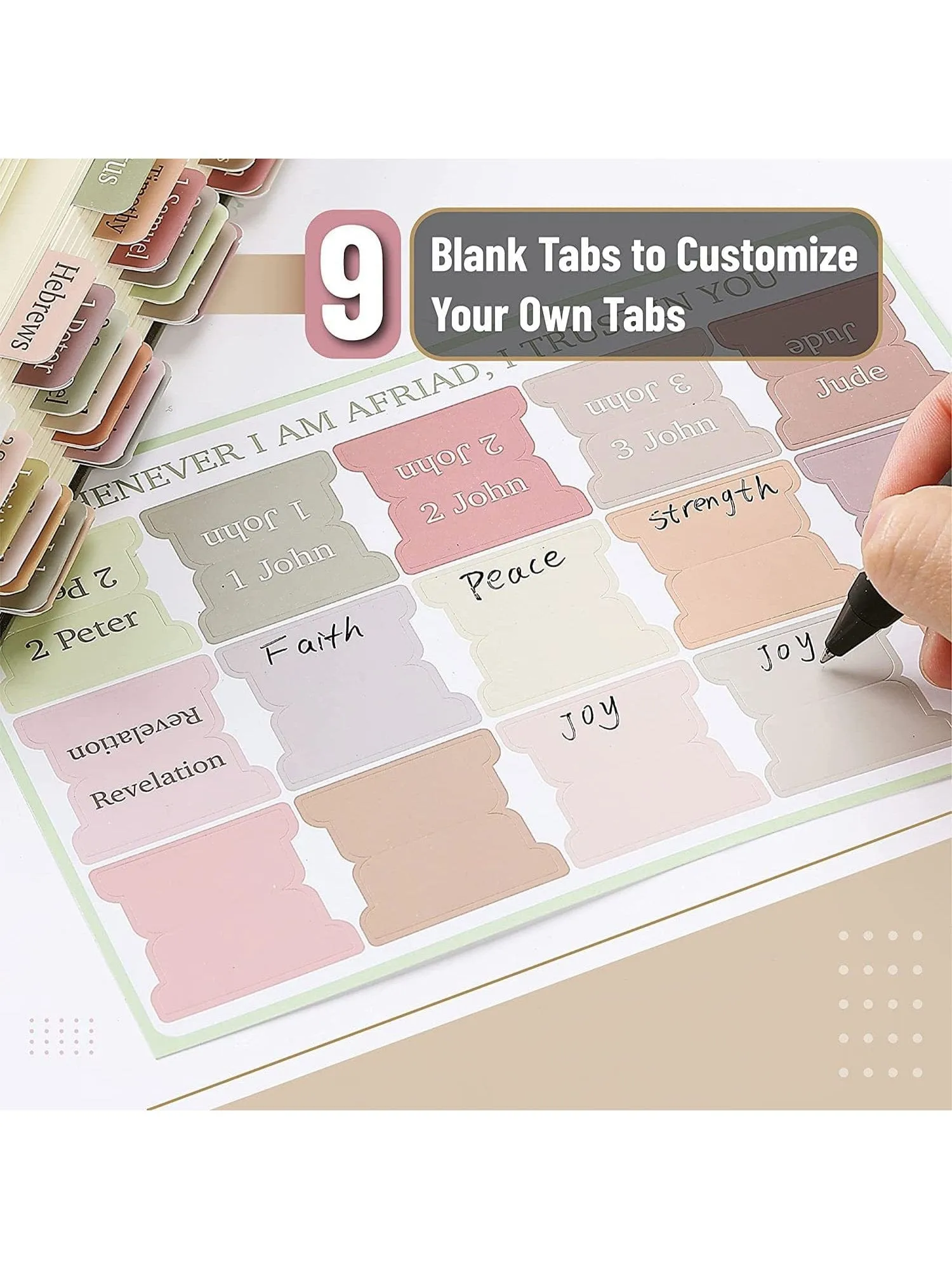 Colorful Bible Index Tab