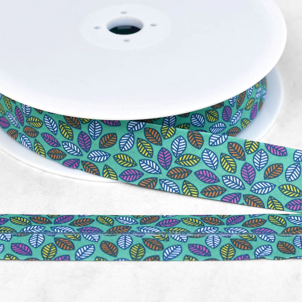 Colorful Leaves Bias Tape