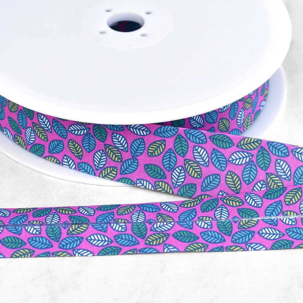 Colorful Leaves Bias Tape