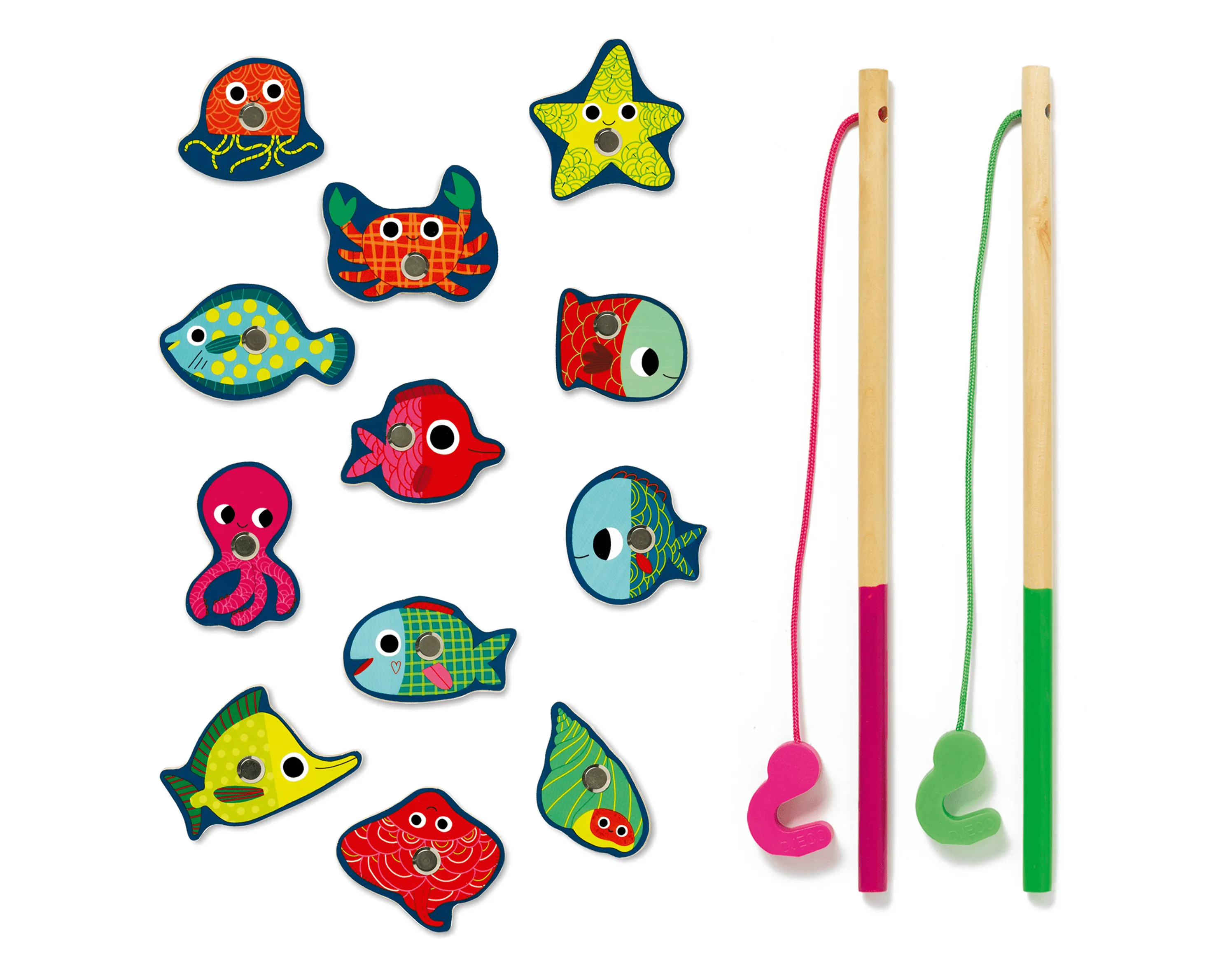 Colorful Magnetic Fishing Game