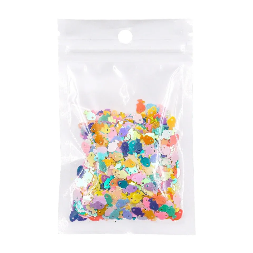 Colourful Rainbow Fish Confetti (4 packs)