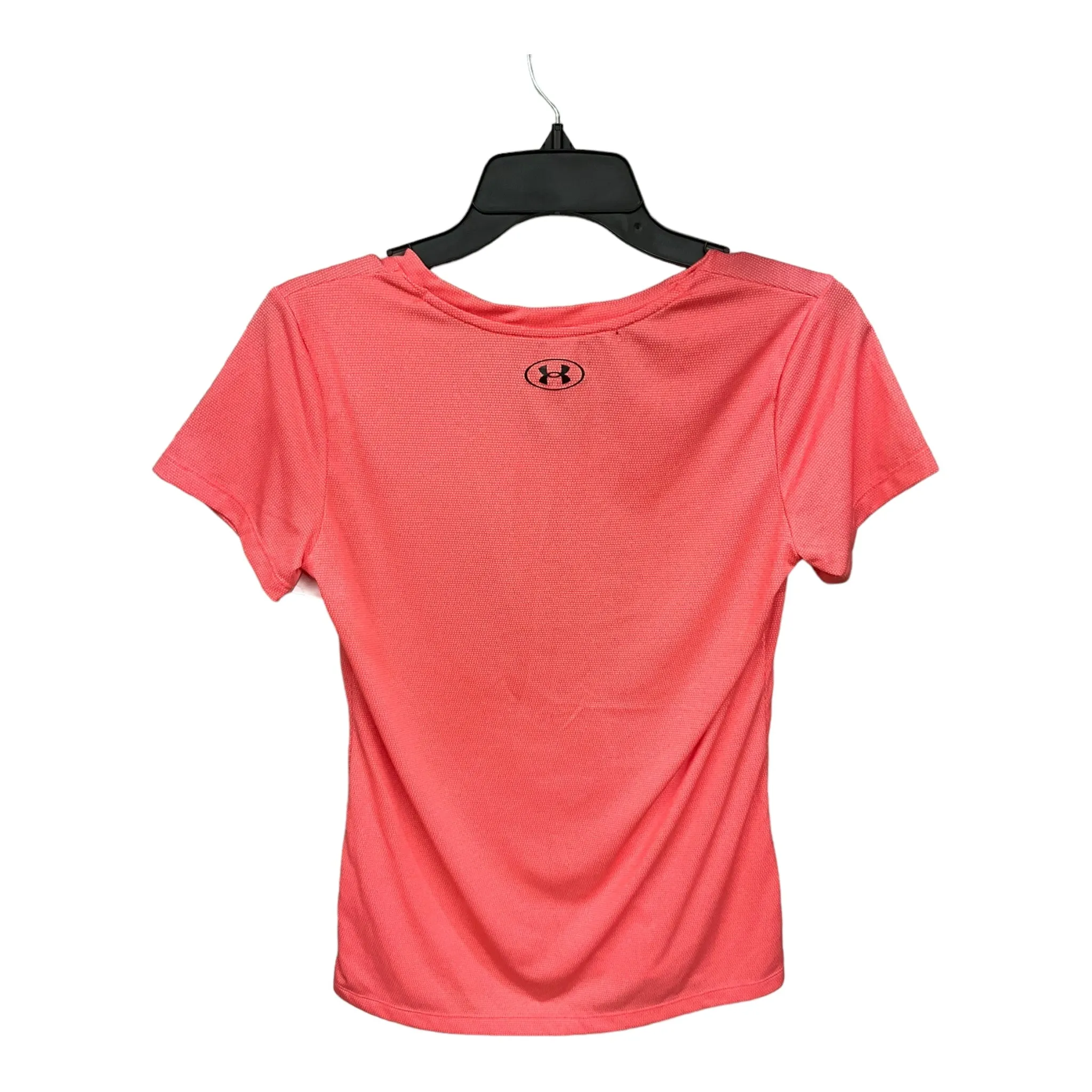 Coral Athletic Top Short Sleeve Under Armour, Size Xs