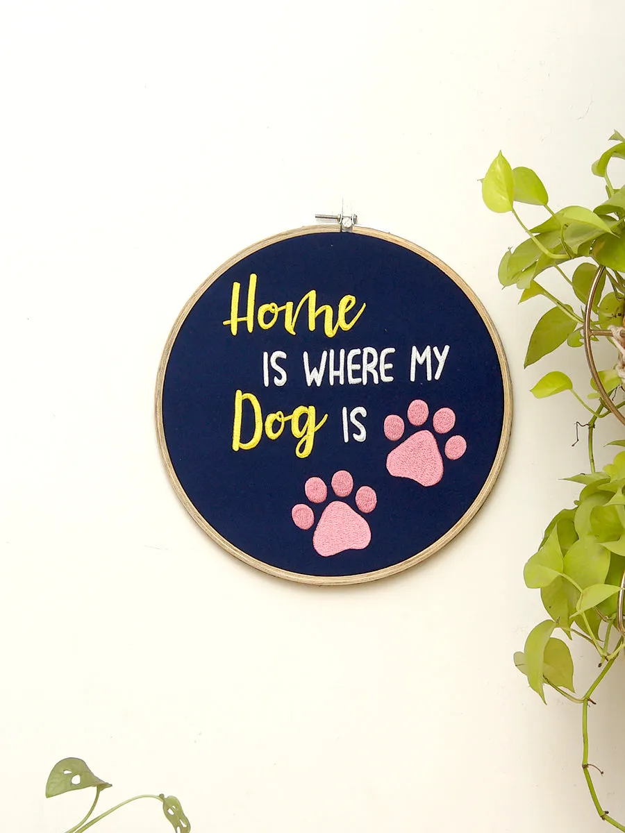 Customised Embroidered Hoop Wall Art