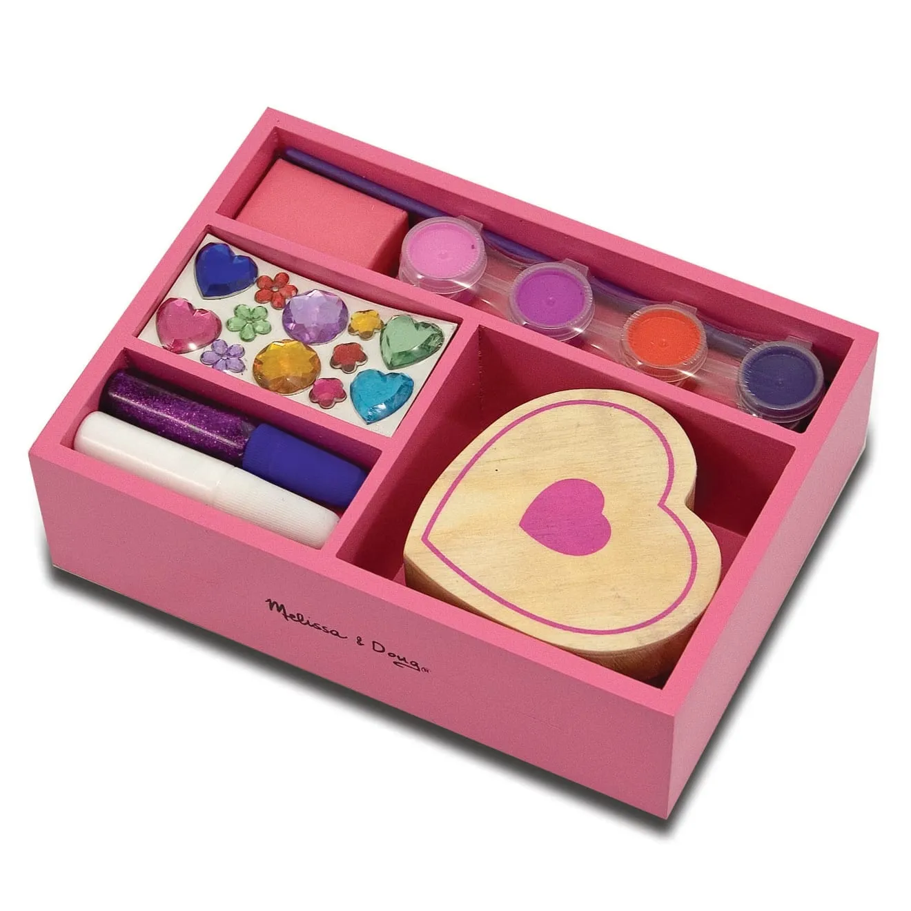 Decorate-Your-Own Wooden Heart Box