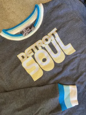 Detroit Soul Pullover /  Yellow   Charcoal / Unisex