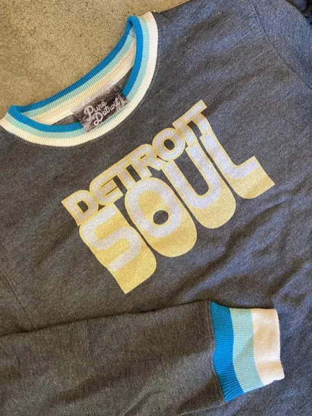 Detroit Soul Pullover /  Yellow   Charcoal / Unisex