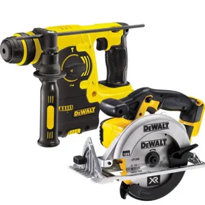 DeWalt 18V Li-Ion SDS Plus Hammer Drill with Circular Saw Body Only