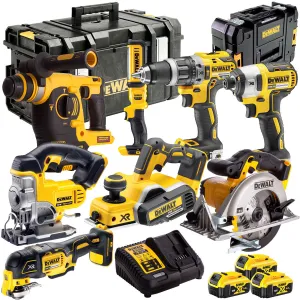 Dewalt 8 Piece 18V Li-ion Kit 3 x 5.0Ah Batteries & Charger DEW-KIT-3M