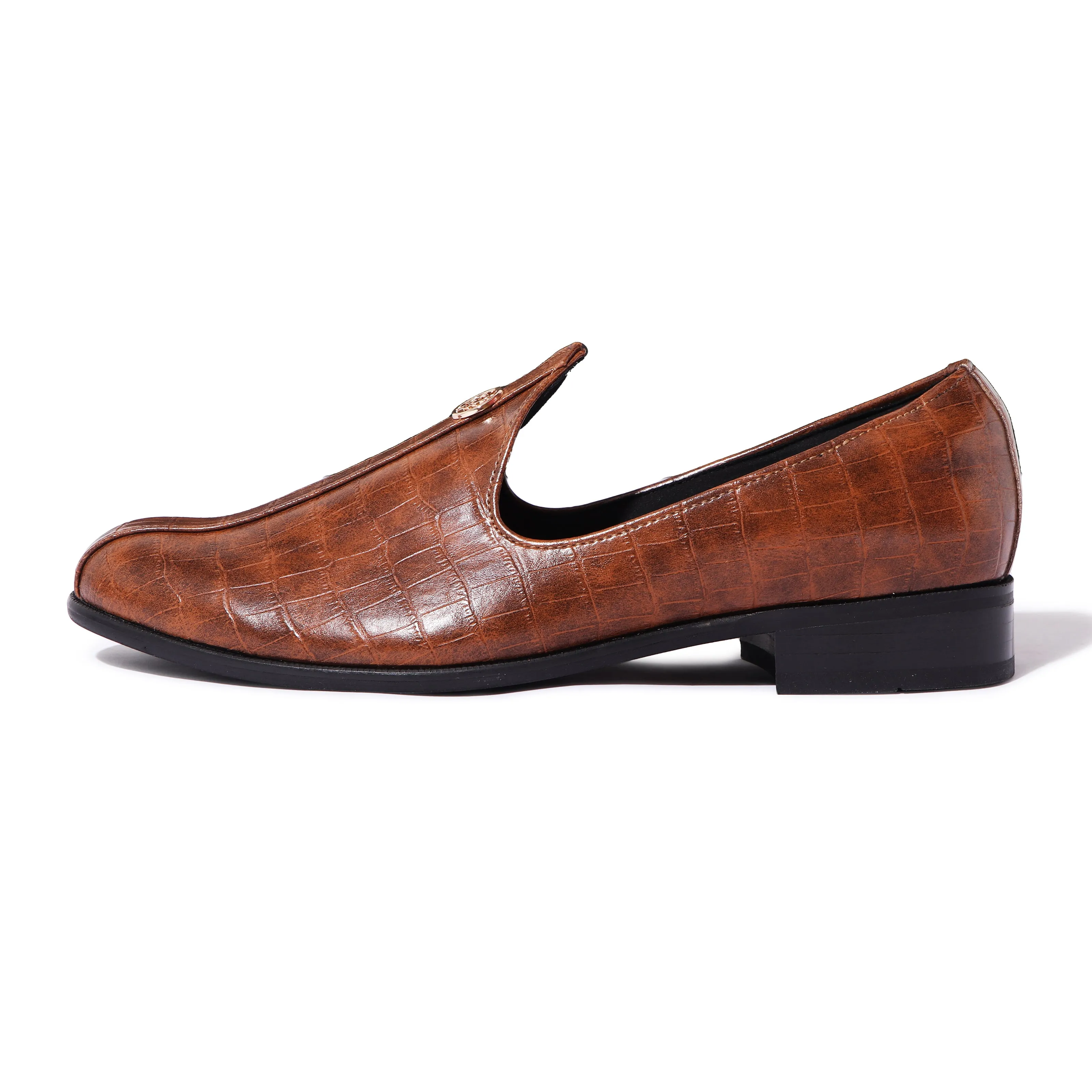 Elis - Brushoff Tan Croco Signature Mojdi