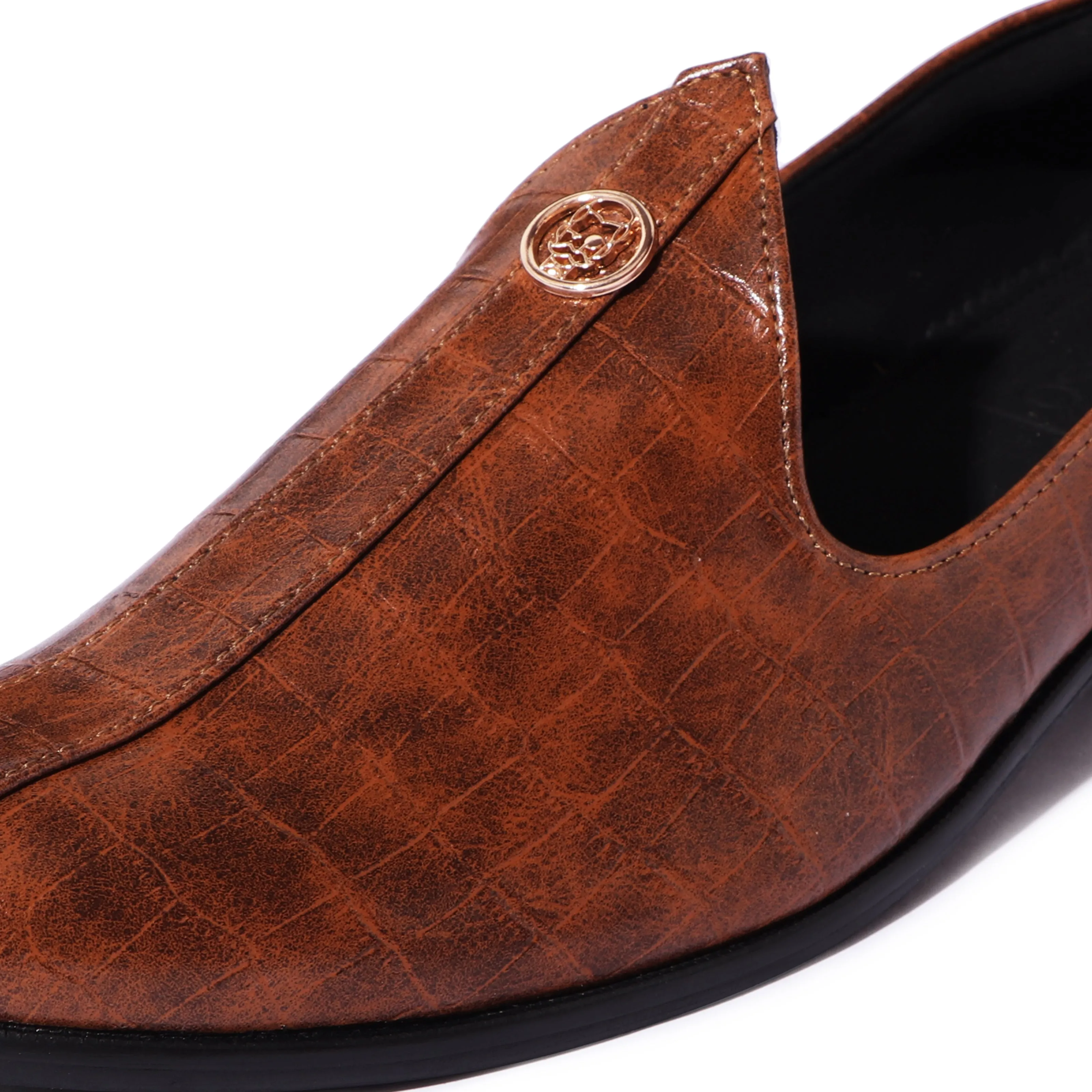 Elis - Brushoff Tan Croco Signature Mojdi