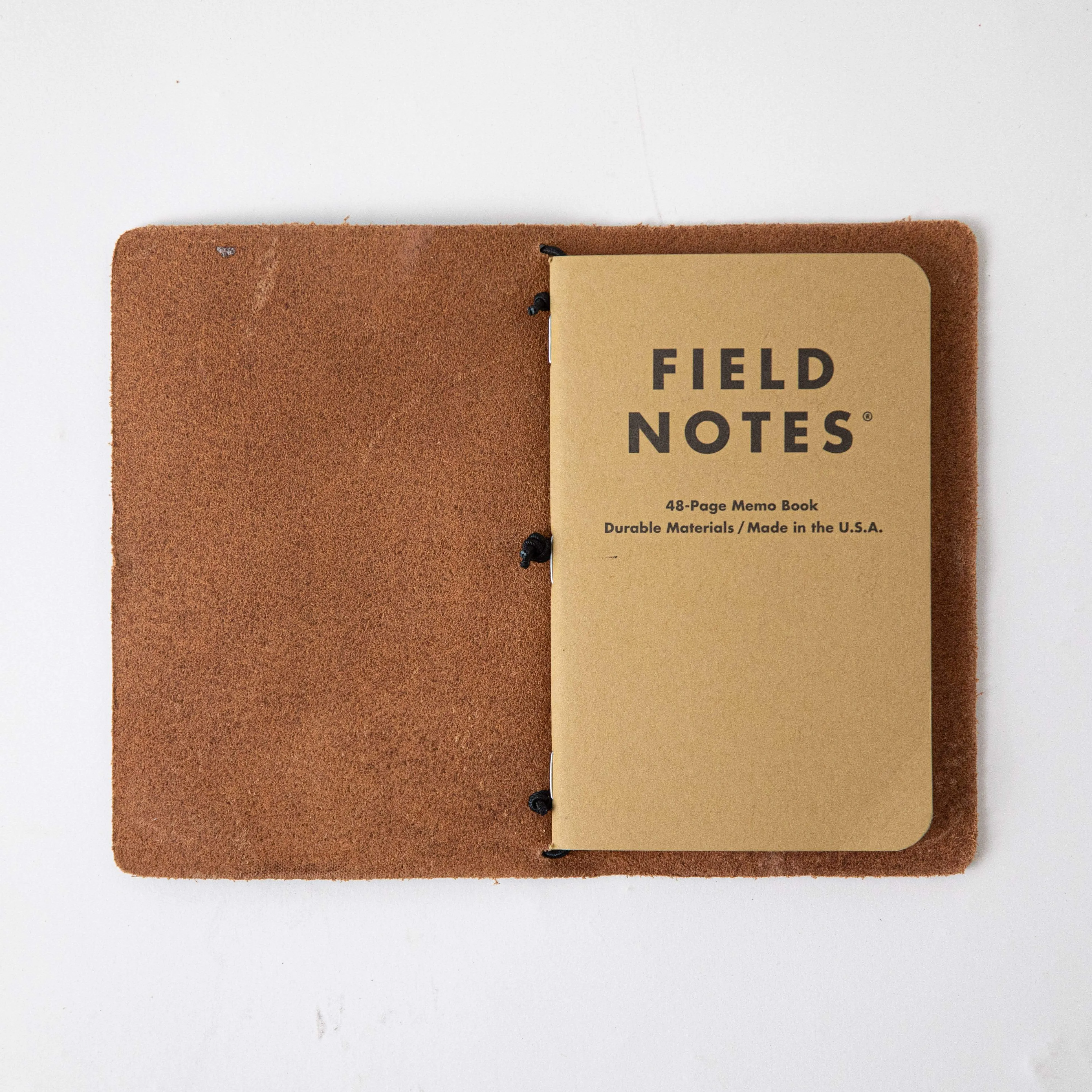 English Tan Travel Notebook